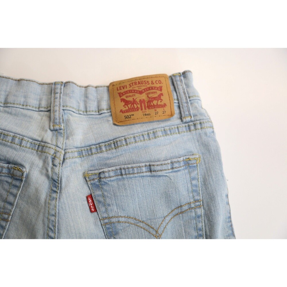 Levi’s 502 Regular Taper Light Wash Jeans 27x27 - Picture 4 of 5